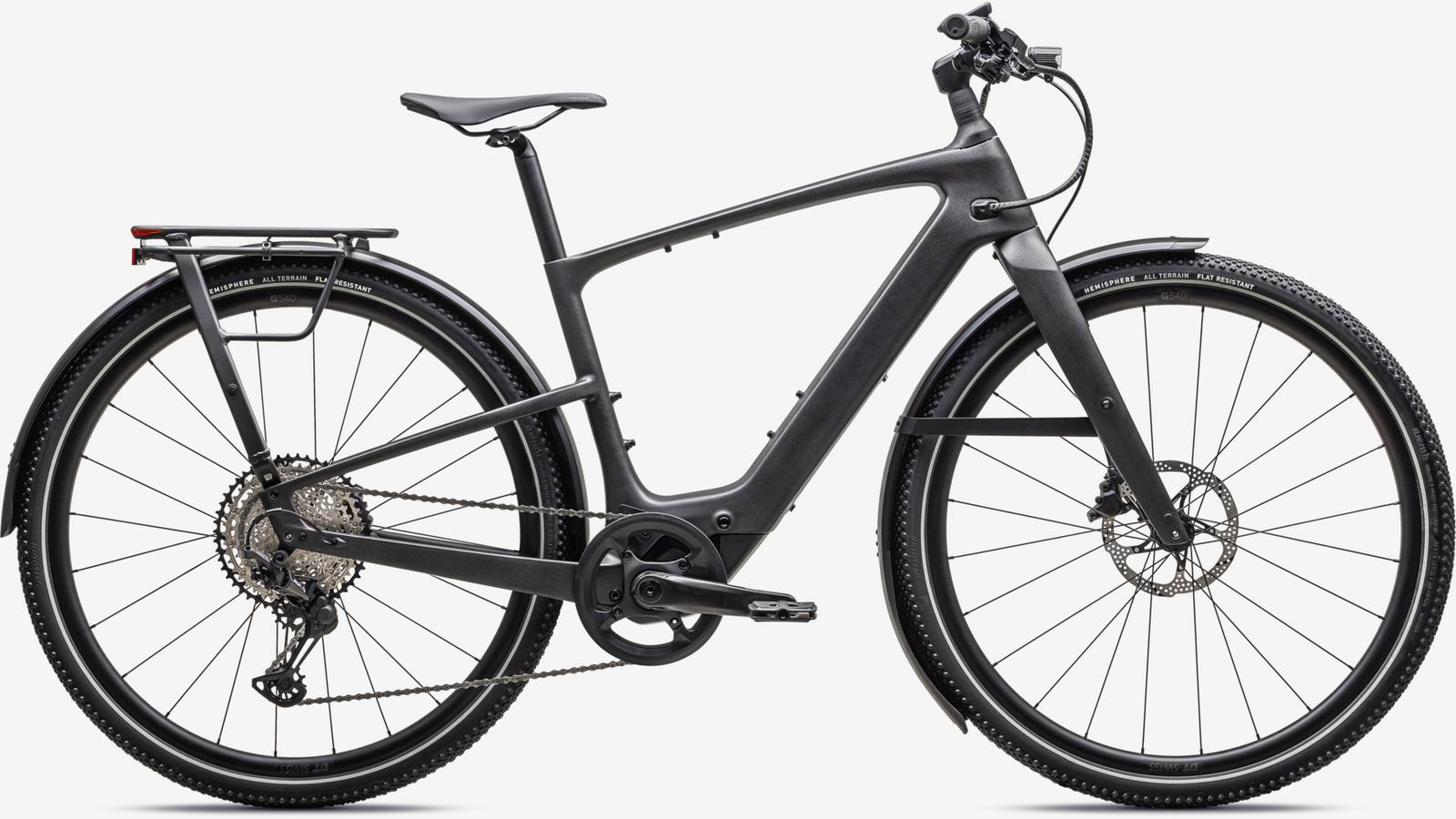 specialized e bike crossbike Specialized 2025 Vado SL 6.0 Carbon EQ 2, Satin Black Micro Speckle / Obsidian Frost / L