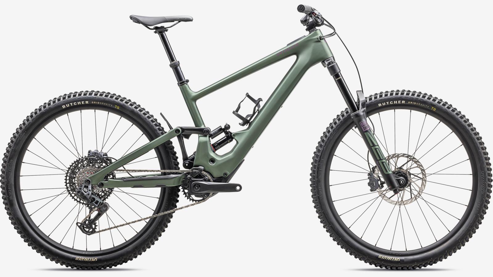 mountainbike oliv Specialized 2025 Kenevo SL Expert Carbon Ul, Cypress METALLIC/CAST Lilac / S5