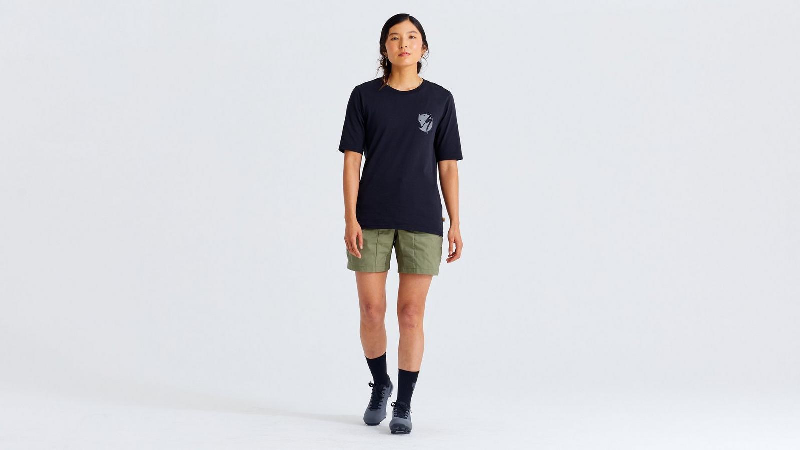 F Cotton Pocket Tee Ss Wmn-Tee-Peachtree-Bikes-Atlanta