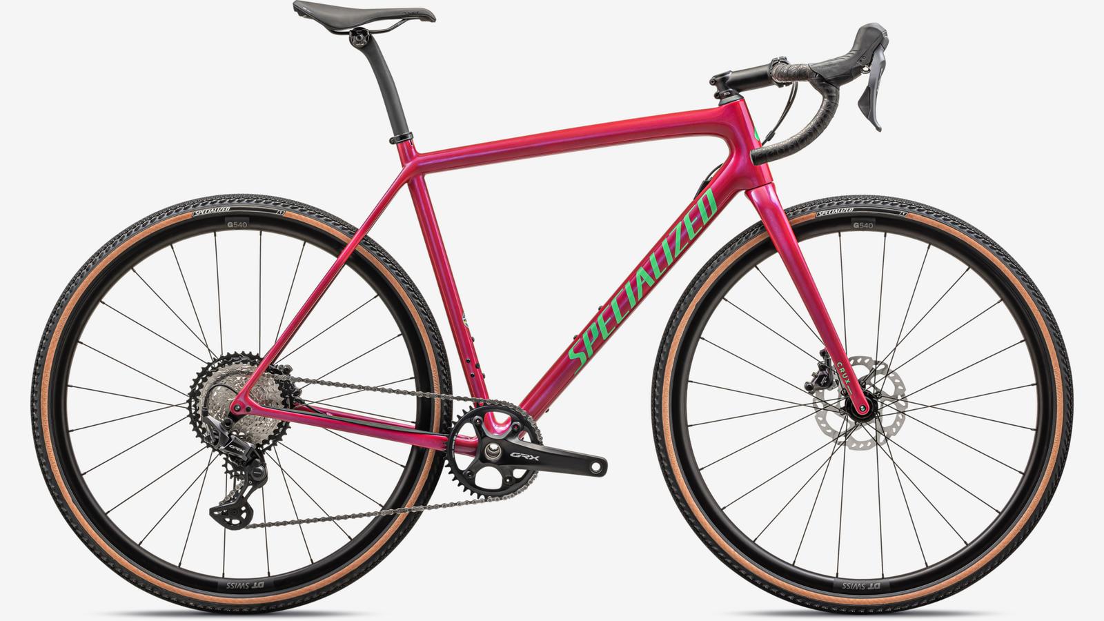 Specialized 2024 Crux Comp GLOSS VIVID PINK/ELECTRIC GREEN / 58